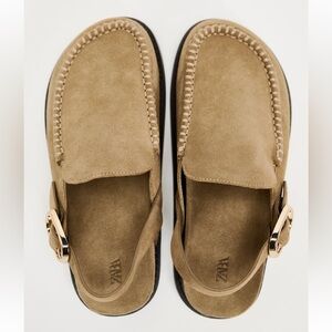 Zara Suede Clogs
